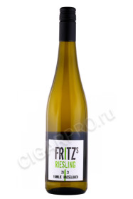 вино gunderloch fritzs riesling qualitatswein rheinhessen 0.75л