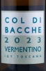 Этикетка Вино Верментино ИГТ Тоскана Бьянко Коль ди Бакке 2022г 0.75л