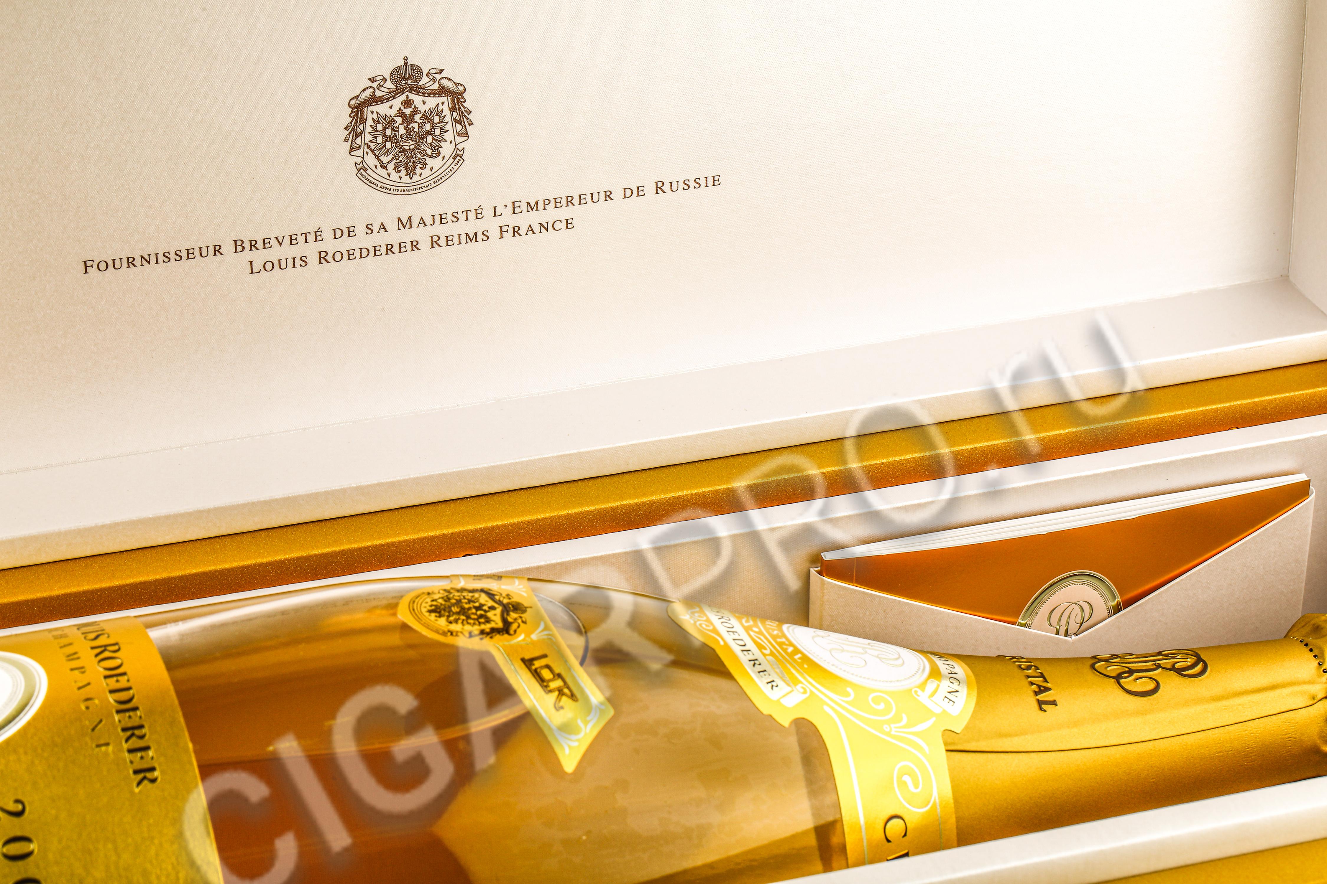 Шампанское Louis Roederer Cristal Brut 1.5 л купить шампанское Луи Родерер  Кристалл 2007 года цена