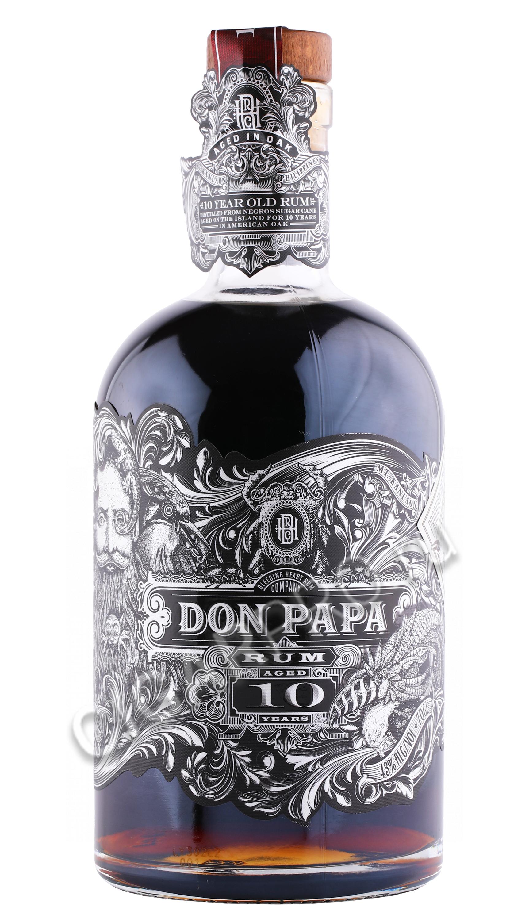 Don Papa 10 years купить Ром Дон Папа 10 лет 0.7л в подарочной тубе цена |  Cigar Pro