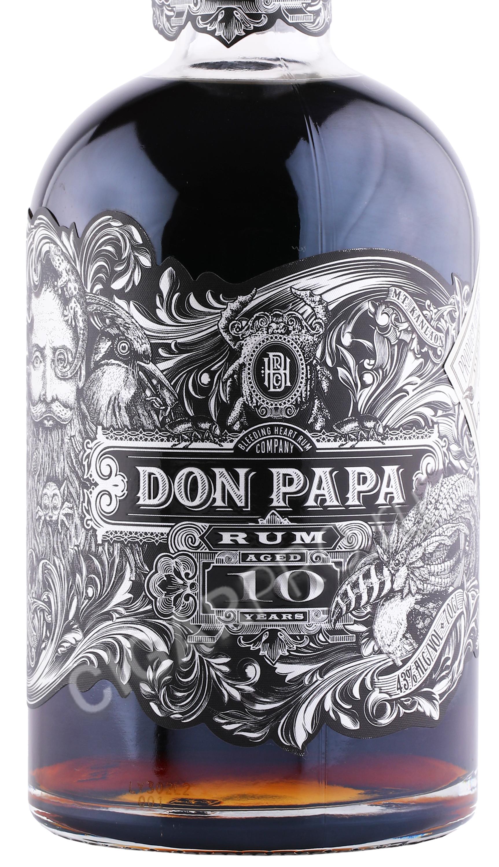 Don Papa 10 years купить Ром Дон Папа 10 лет 0.7л в подарочной тубе цена |  Cigar Pro