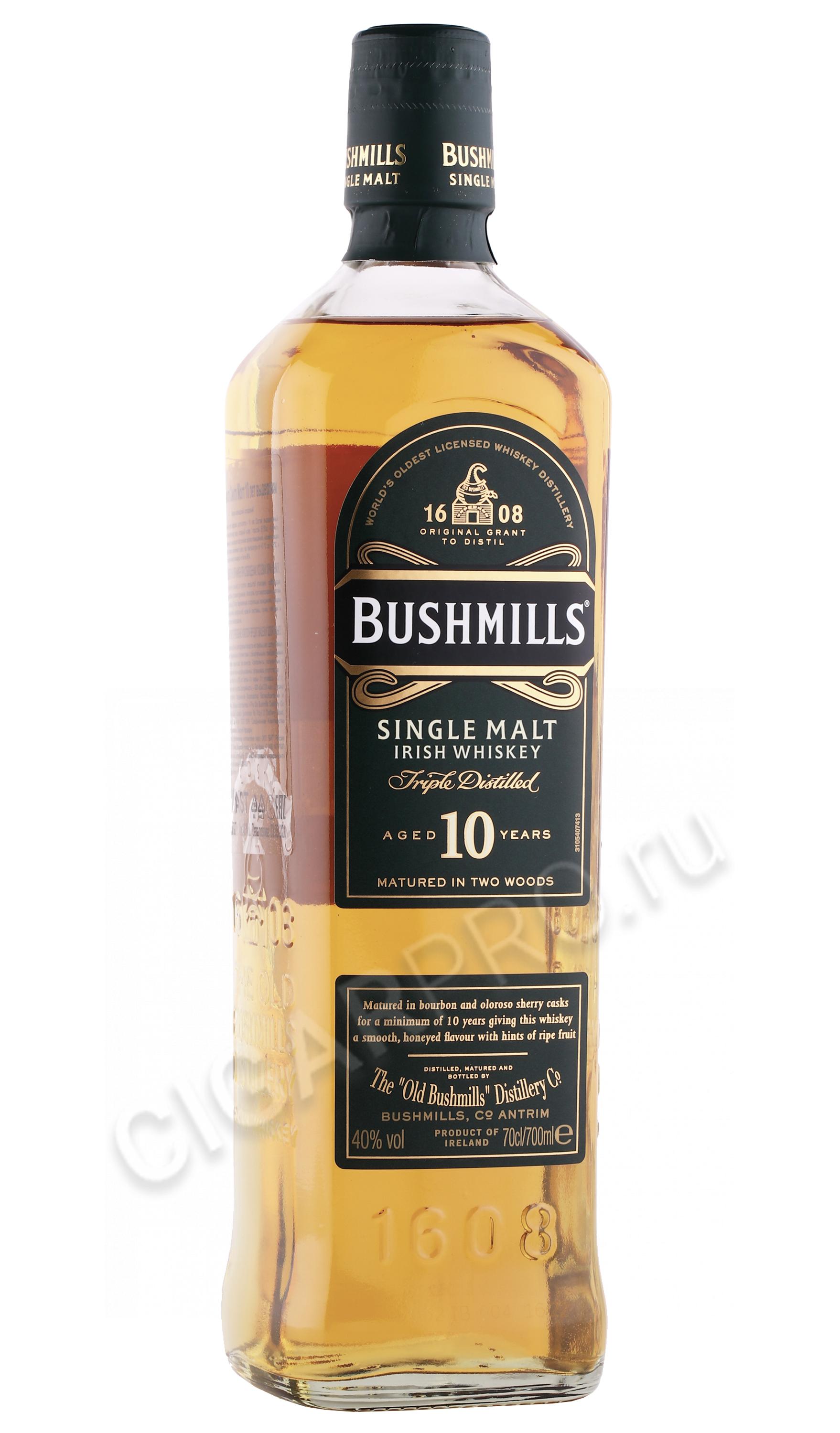 Bushmills single malt 10. Виски Bushmills 10. Бушмилс 10 лет. Bushmills виски 10 лет. Бушмилс Single Malt 10.