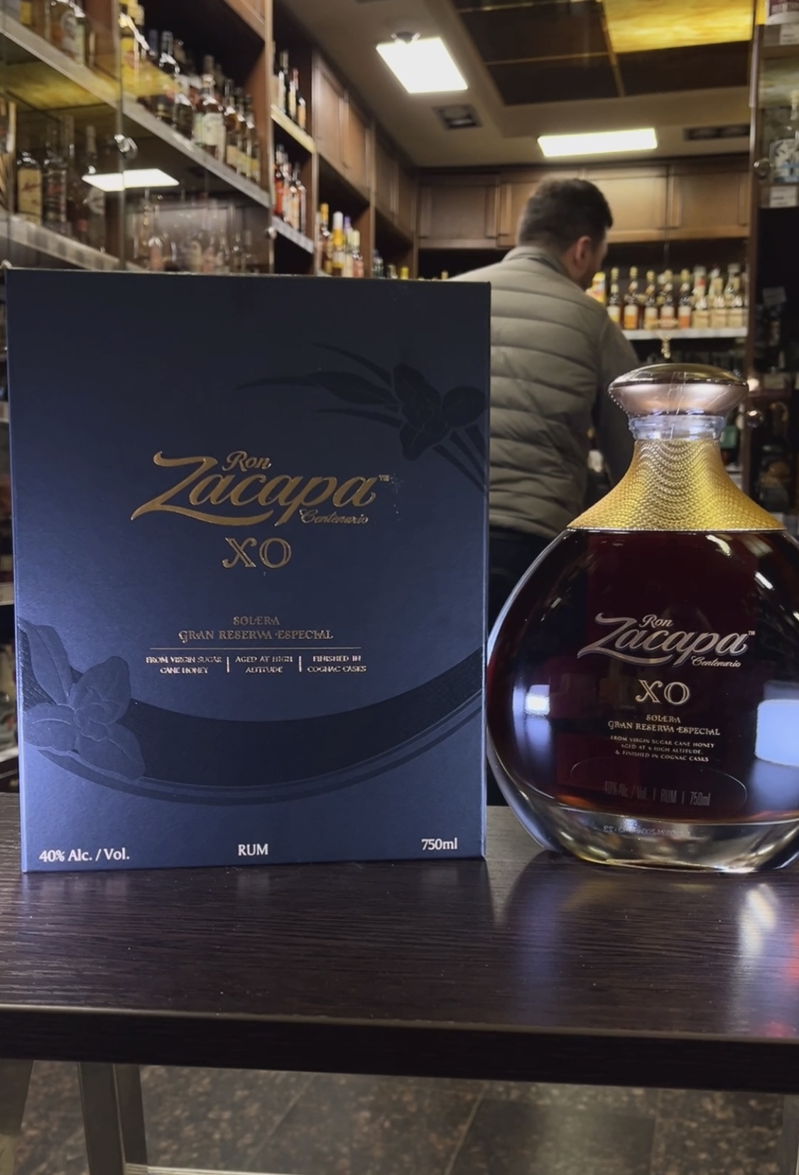 Zacapa Solera Gran Reserva Especial XO Ром Закапа Юбилейный ХО 0.75л в подарочной упаковке