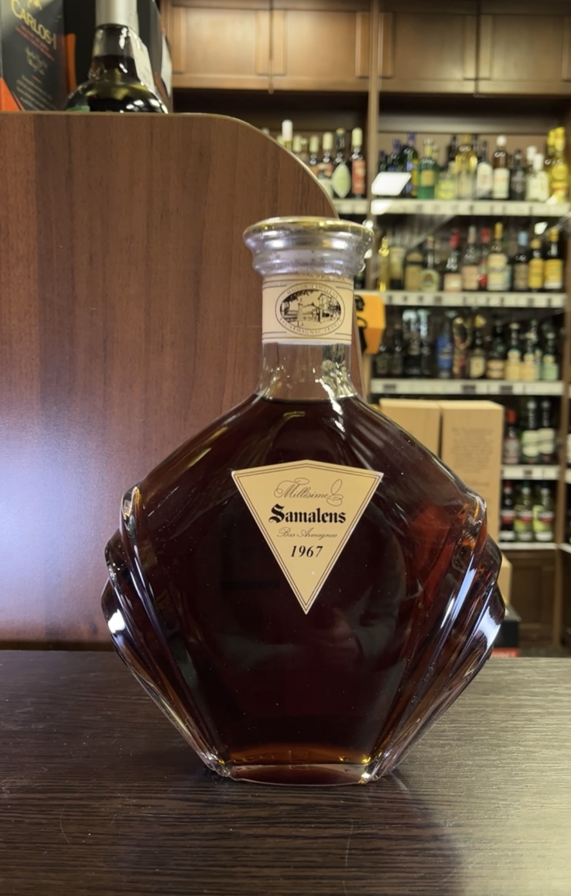 Armagnac Samalens Millesime 1967 years Арманьяк Самаленс Миллезим 1967г