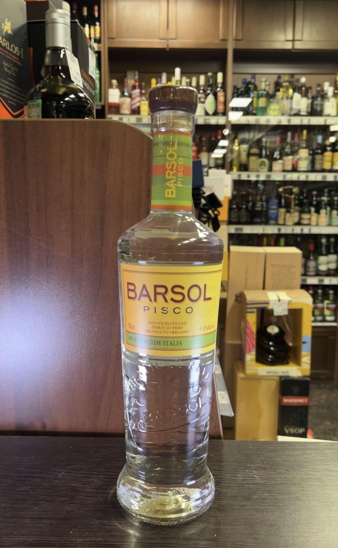 Barsol Supremo Mosto Verde Italia Писко Барсоль Супремо Мосто Верде Италия 0.7л