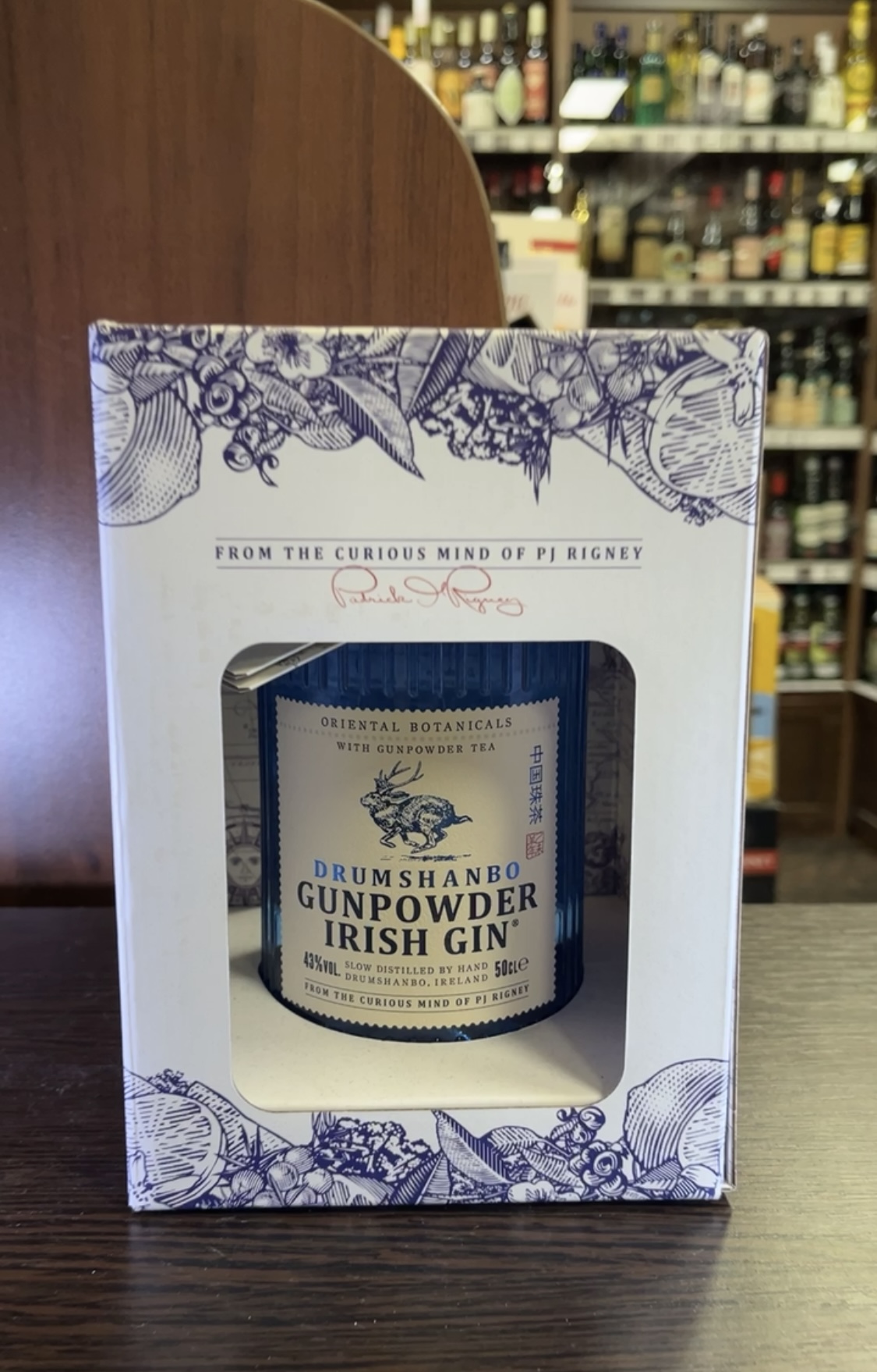 Drumshanbo Gunpowder Irish Gin Джин Драмшанбо Ганпаудер Айриш Джин 0.5л в подарочной упаковке