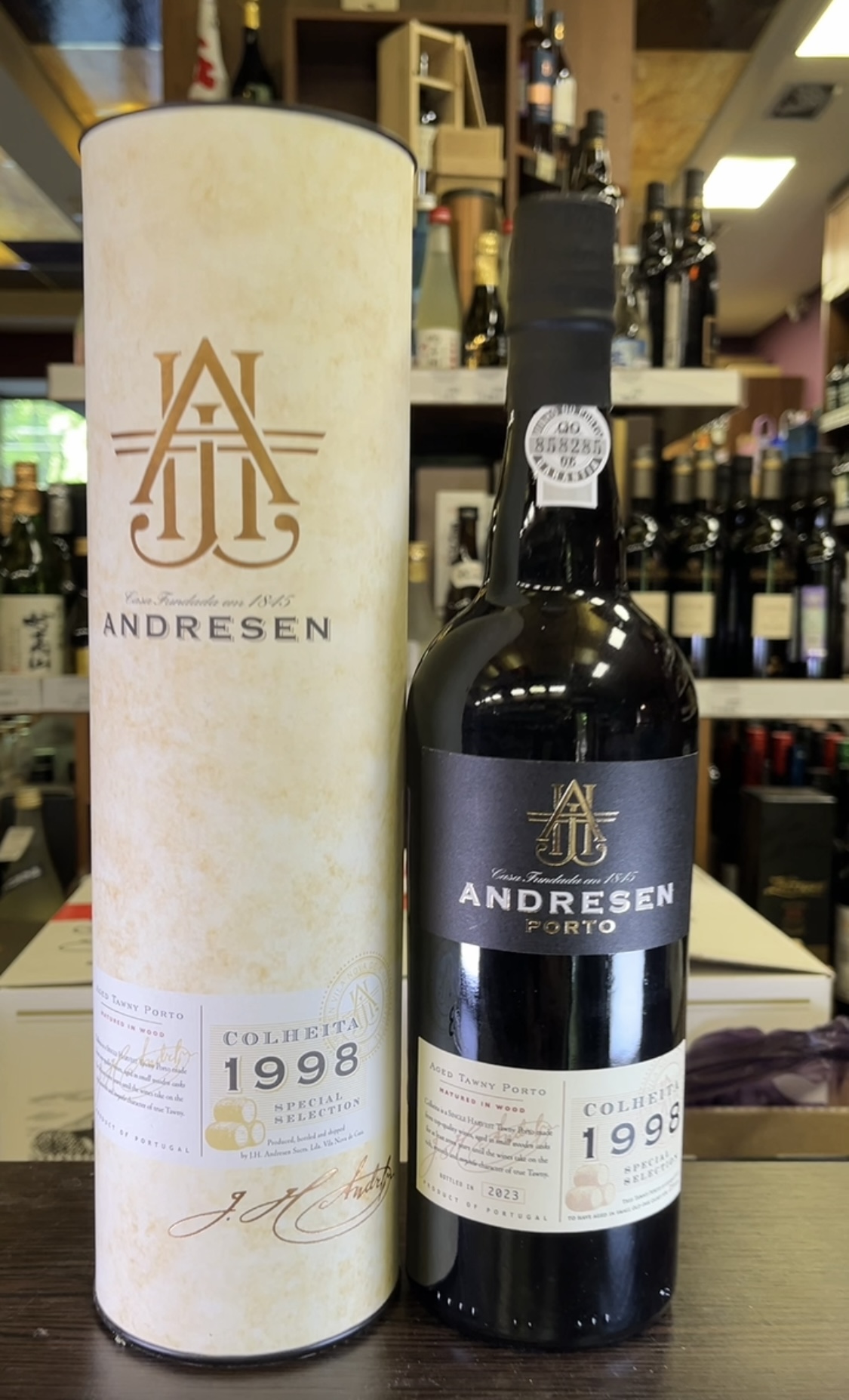 Andresen Colheita 1998 Портвейн Андресен Колейта 1998г в тубе