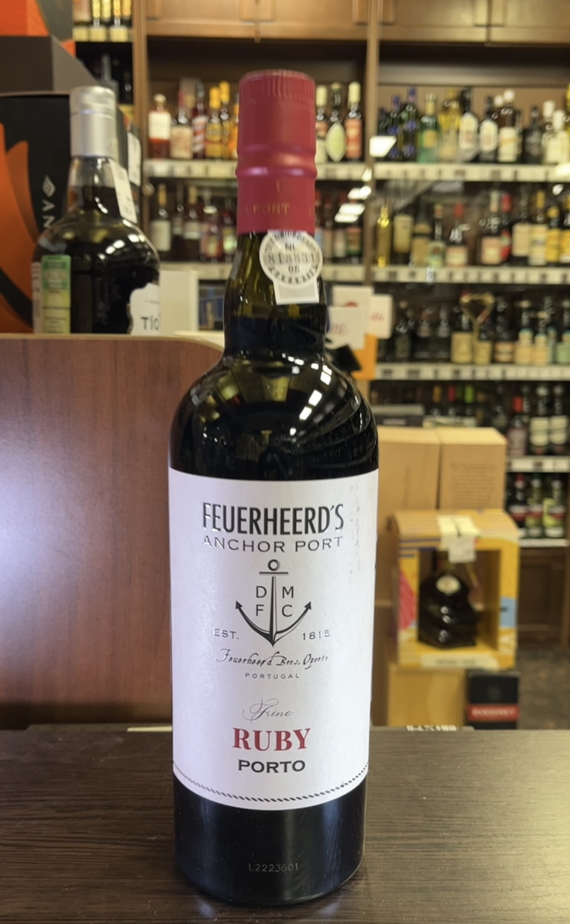 Feuerheerds Anchor Port Fine Ruby Портвейн Фойерхердс Энкор Порт Файн Руби 0.75л