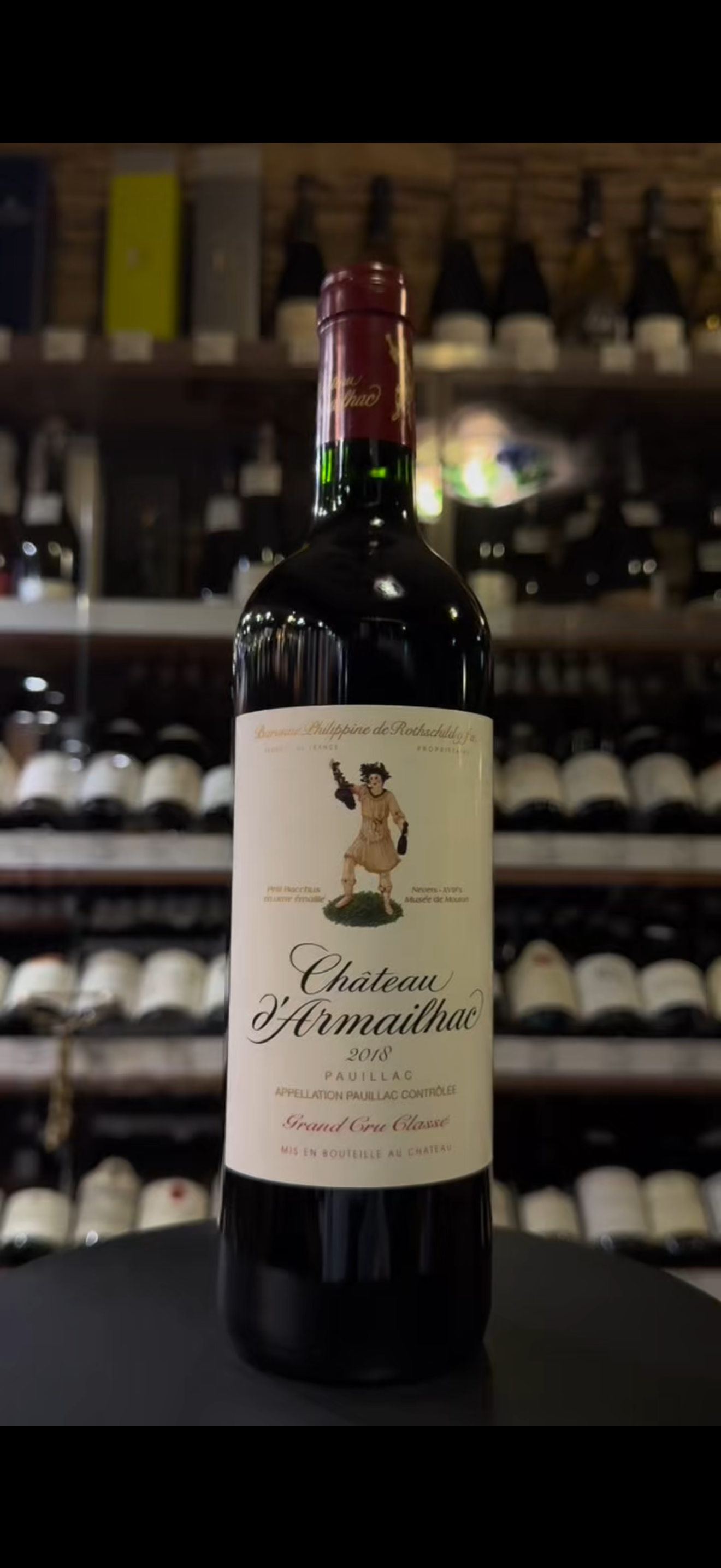 Видео Chateau d`Armailhac Grand Cru Classe Pauillac 2018 Вино Шато д`Армаяк Гран Крю Классе Пойяк 2018г 0.75л